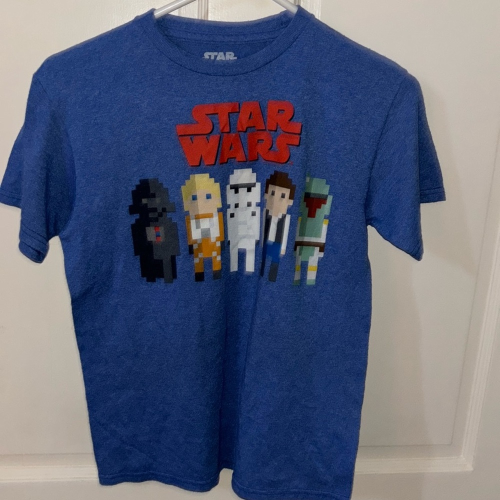 EC Star Wars 14-16 boys Royal blue t shirt starwars.com